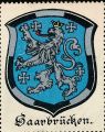Wappen von Saarbrücken/ Arms of Saarbrücken
