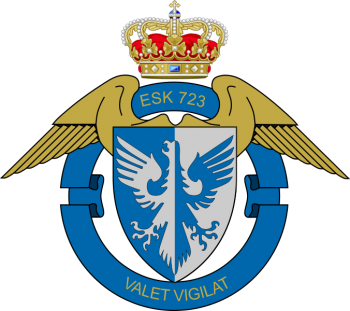 Coat of arms (crest) of the 723rd Squadron, Danish Air Force
