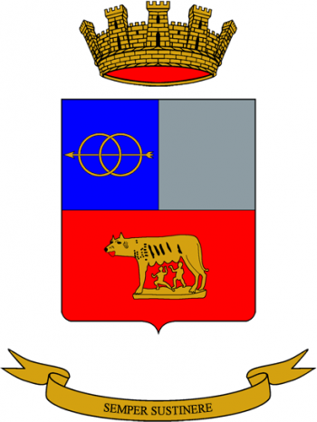 Coat of arms (crest) of the 8th Transport Regiment, Italian Army