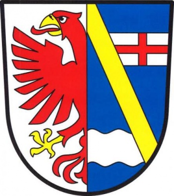 Arms (crest) of Huntířov (Děčín)