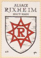 Blason de Rixheim/Arms (crest) of Rixheim