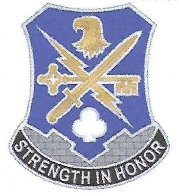 Coat of arms (crest) of Special Troops Battalion, 1st Brigade, 101st Airborne Division, US Army