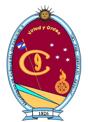 Blason de Tank Cavalry Regiment No 9 General José Gervasio Artigas, Argentine Army/Arms (crest) of Tank Cavalry Regiment No 9 General José Gervasio Artigas, Argentine Army