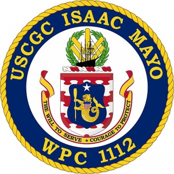 Coat of arms (crest) of the USCGC Isaac Mayo (WPC-1112)
