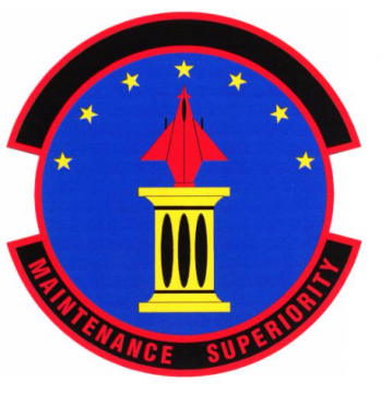 Coat of arms (crest) of the 412th Equipment Maintenance Squadron, US Air Force