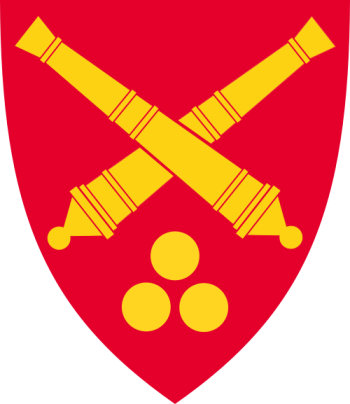 Coat of arms (crest) of the Artillery Regiment, Norwegian Army