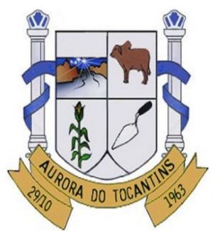 Arms (crest) of Aurora do Tocantins