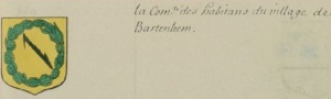 Blason de Bartenheim