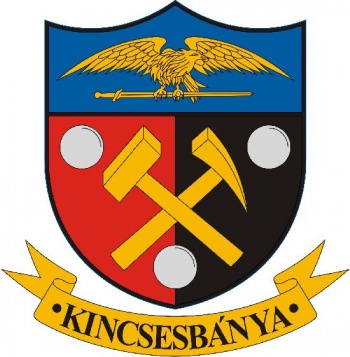 Kincsesbánya (címer, arms)