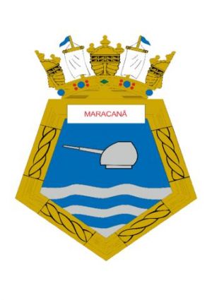 Coat of arms (crest) of the Patrol Ship Maracanã, Brazilian Navy