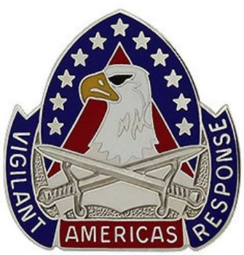 Coat of arms (crest) of 410th Support Brigade, US Army