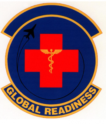Coat of arms (crest) of the 374th Aerospace Medicine Squadron, US Air Force