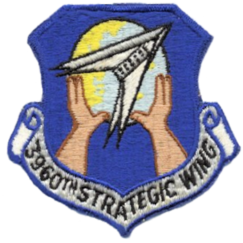 Coat of arms (crest) of the 3960th Strategic Wing, US Air Force