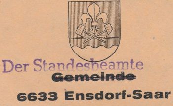 Wappen von Ensdorf