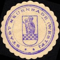 Wappen von Neuenrade/Arms (crest) of Neuenrade