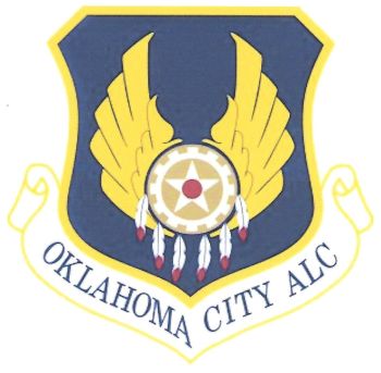 Coat of arms (crest) of the Oklahoma City Air Logistics Center, US Air Force