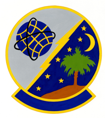 Coat of arms (crest) of the 1968th Communications Squadron, US Air Force