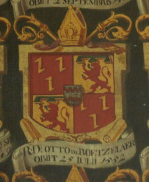Arms (crest) of Otto van den Boetzelaar