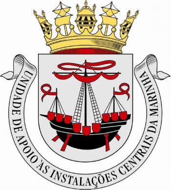 Coat of arms (crest) of the Central Naval Installations Support Unit, Portuguese Navy