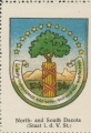 Wappen von North and South Dakota