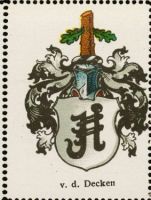 Wappen von der Decken