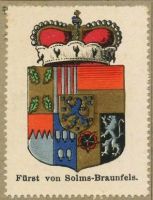 Wappen Fürst von Solms-Braunfels