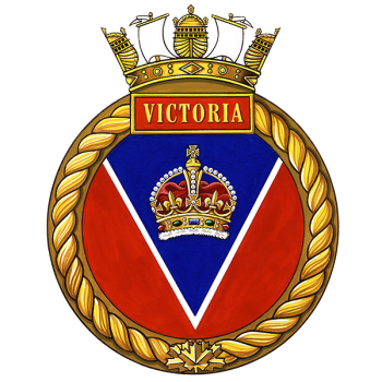 Coat of arms (crest) of the HMCS Victoria, Royal Canadian Navy