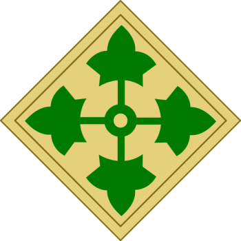 Arms of 4th Infantry Division Ivy Division, US Army