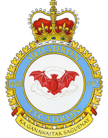 Coat of arms (crest) of No 440 Squadron, Royal Canadian Air Force