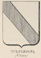 Blason deStrasbourg /Arms (crest) of Strasbourg