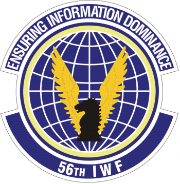 Coat of arms (crest) of the 56th Information Warfare Flight, US Air Force
