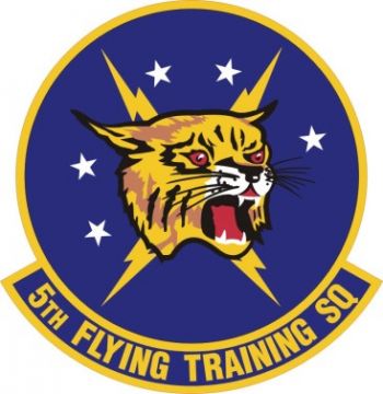 Coat of arms (crest) of the 5th Flying Training Squadron, US Air Force
