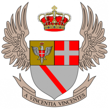 Coat of arms (crest) of 24th Cavalry Regiment Cavalleggeri di Vicenza, Italian Army