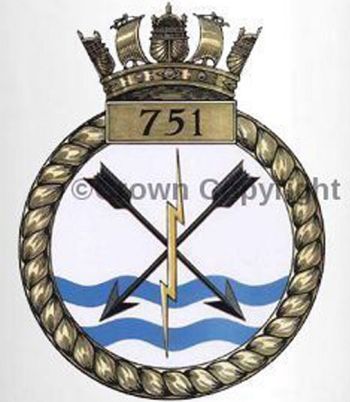 Coat of arms (crest) of the No 751 Squadron, FAA
