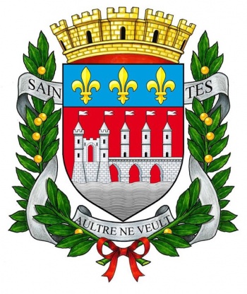 Blason de Saintes (Charente-Maritime)/Arms (crest) of Saintes (Charente-Maritime)