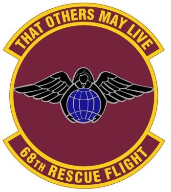 Coat of arms (crest) of the 68th Rescue Flight, US Air Force