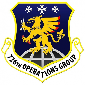 Coat of arms (crest) of the 726th Operations Group, US Air Force