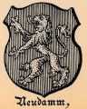 Wappen von Neudamm/ Arms of Neudamm