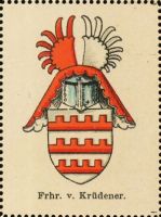 Wappen Freiherr von Krüdener