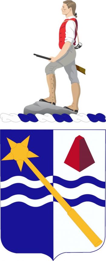 Coat of arms (crest) of 254th Infantry Regiment, US Army