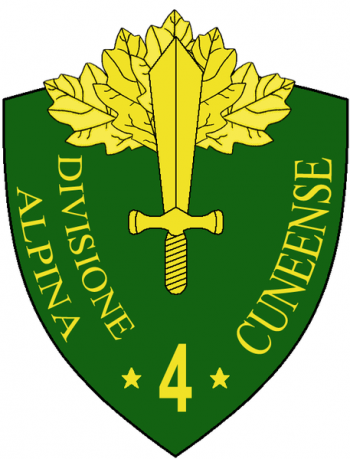 Coat of arms (crest) of the 4th Alpine Division Cuneense, Italian Army