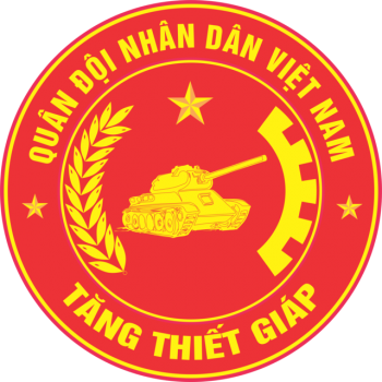 Coat of arms (crest) of the Vietnamese People's Army Tanks and Armoured Cars