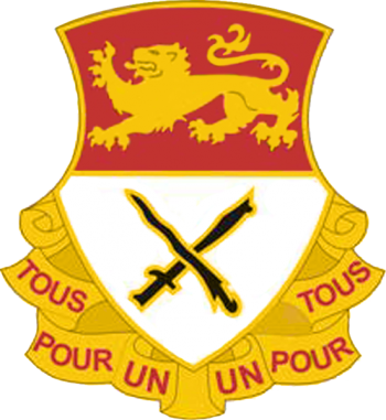 Coat of arms (crest) of 15th Cavalry Regiment, US Army