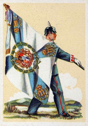 Coat of arms (crest) of Royal Bavarian 1st Infantry Regiment King, Germany