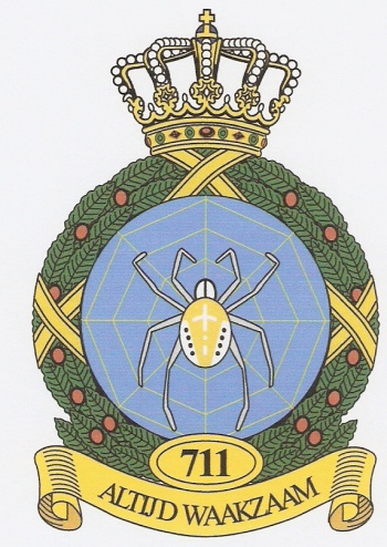 Coat of arms (crest) of 711th Squadron, Royal Netherlands Air Force