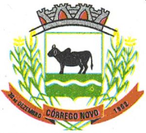 Brasão de Córrego Novo/Arms (crest) of Córrego Novo