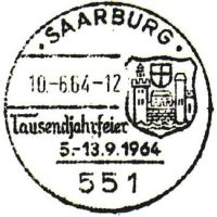 Wappen von Saarburg/Arms (crest) of Saarburg