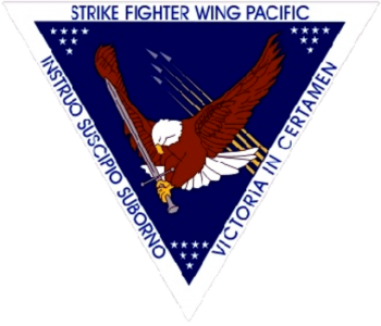 Coat of arms (crest) of the Strike Fighter Wing Pacific, US Navy