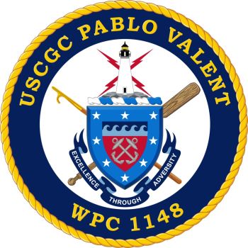Coat of arms (crest) of the USCGC Pablo Valent (WPC-1148)