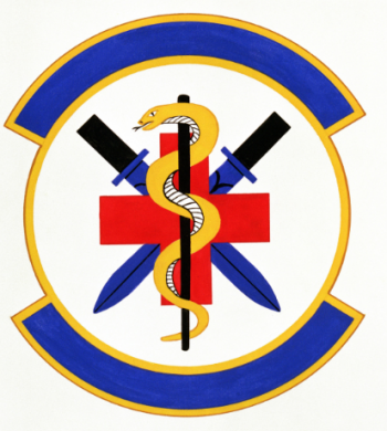 Coat of arms (crest) of the 132nd Medical Squadron, Iowa Air National Guard